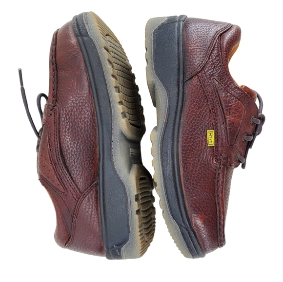 Florsheim Steel Toe Shoes Mens 7 D Womens 9 M Brown Leather Work Safety Oxford - Picture 7 of 16